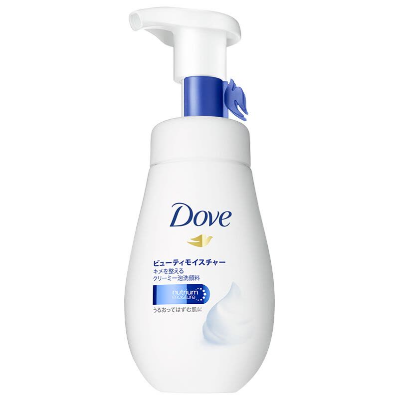 多芬 DOVE 洗面奶 润泽水嫩 慕斯泡泡 160ml （日本原装进口 氨基酸洁面乳 深层清洁 亮采柔肤）图片