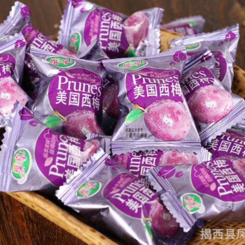 美国西梅500g 独立包装500g西梅乌梅韩式话梅乌酸枣西西果蜜蜂嘉应子蓝梅李果