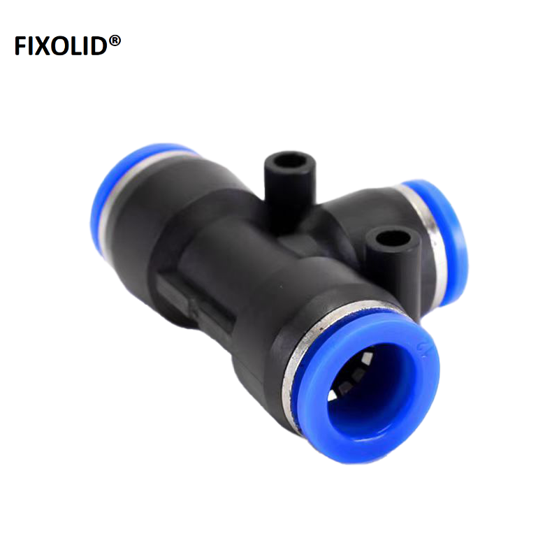FIXOLID 气管快速接头T型三通接头 PEG10-8-10 个高清大图