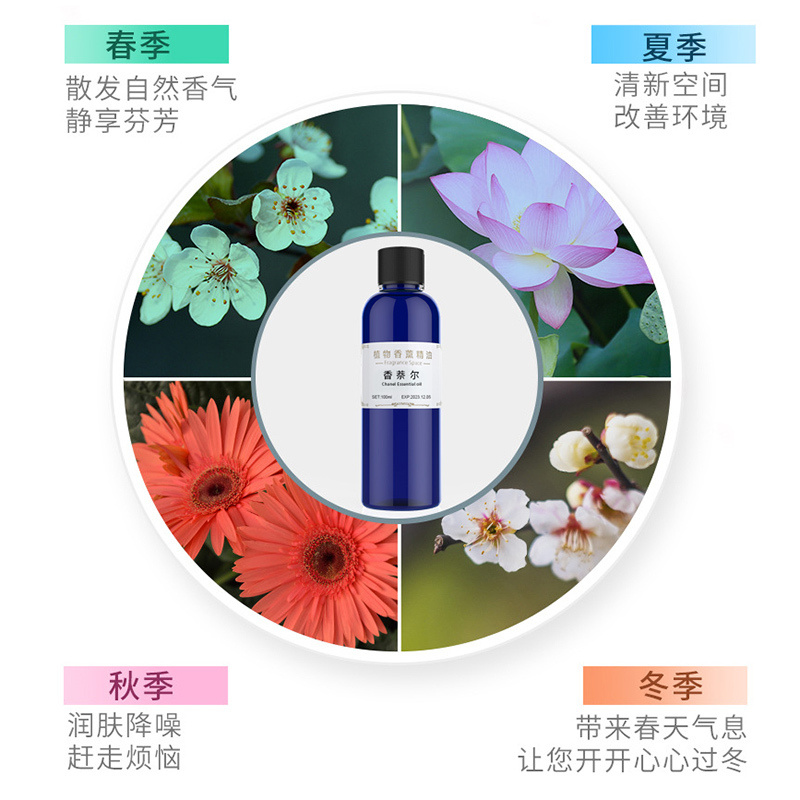 爱尚品酒店香薰精油香氛家用房间香水卧室内空气清新剂持久厕所除臭摆件100ml威尼斯人5瓶
