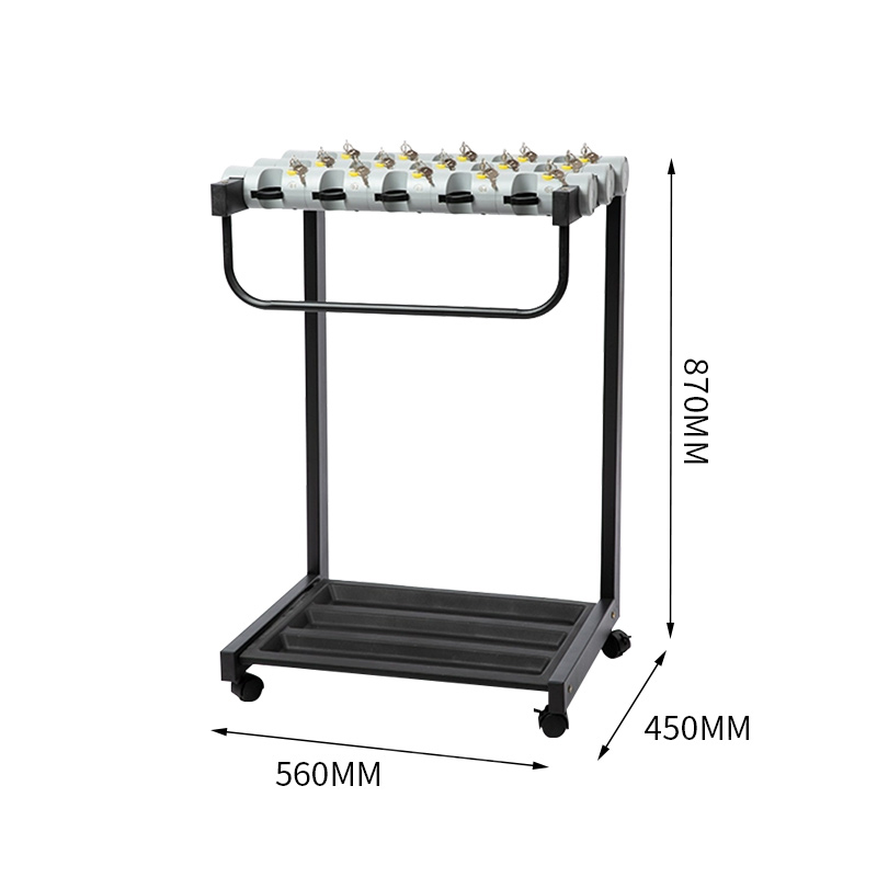 翌嘉YJ4122856 雨伞架大容量伞架商用酒店铁艺含锁雨伞收纳架 15头高清大图