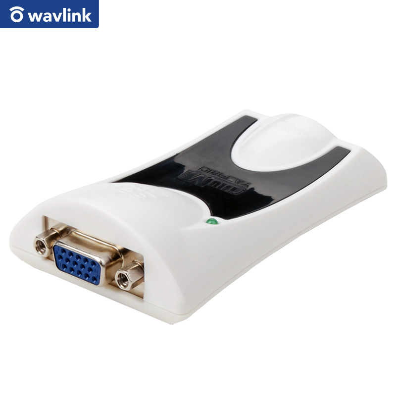 睿因(WAVLINK)WL-UG17V2 USB2.0转VGA外置显卡多屏显示投影仪高清炒股显卡扩屏器高清分屏器高清大图