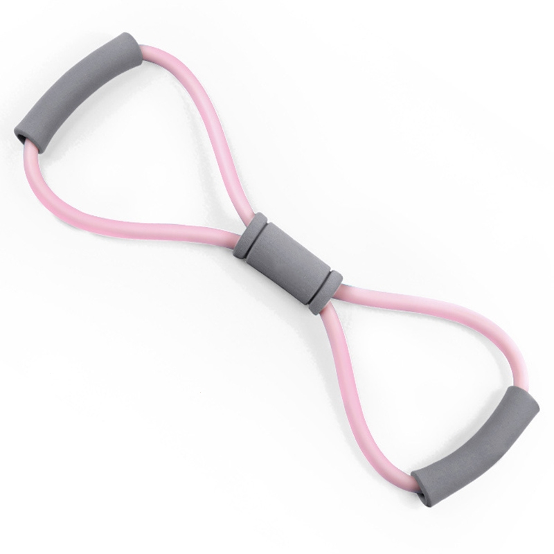 闪电客8字拉力器开肩美背拉力绳弹力带家用健身女士瑜伽器材八字绳