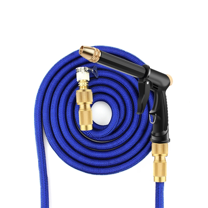 高压洗车水枪冲洗家用花园浇花工具浇水喷头伸缩水管魔术软管