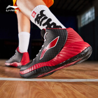 李宁篮球鞋男鞋CBA COMBAT耐磨防滑中帮实战战靴运动鞋