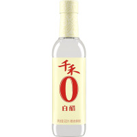 千禾零添加白醋500ml*2酿造食用大米醋炒菜凉拌家用调味