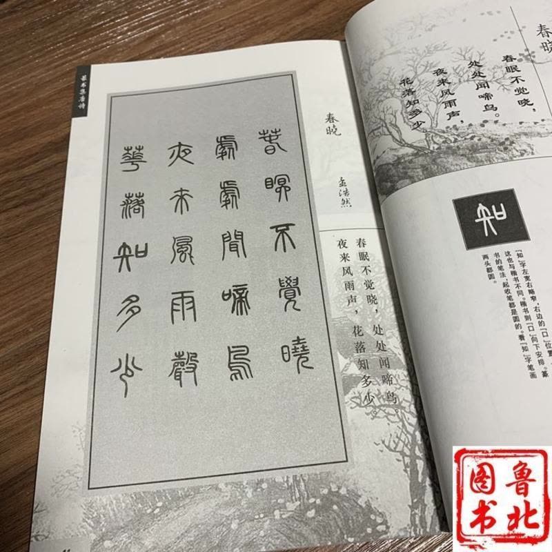 鳳岡関(関思恭)校閲 横山其寧（関其寧）輯『篆書唐詩選七言絶句』 篆書体唐詩選 金沢書店 / 唐詩選画本 七言絶句 全5冊