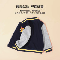 猫人[经典配色棒球衫]秋季儿童外套衣服男童外套