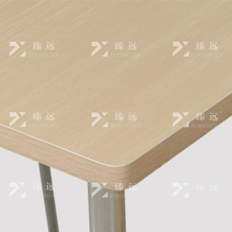 臻远 ZY4040834 餐桌椅组合学校食堂桌椅一桌四椅高清大图