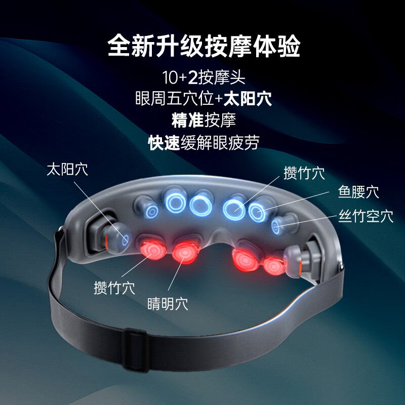 SKG眼部眼睛按摩器蓝牙护眼仪K5高清大图