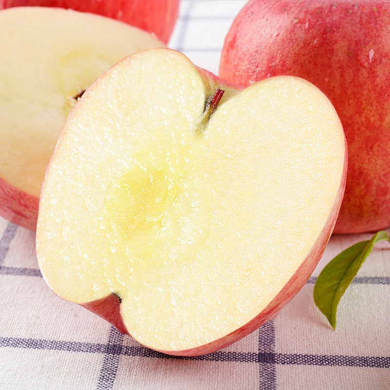 [通货实惠装]正宗陕西洛川苹果红富士3斤小果70mm尝鲜款高清大图