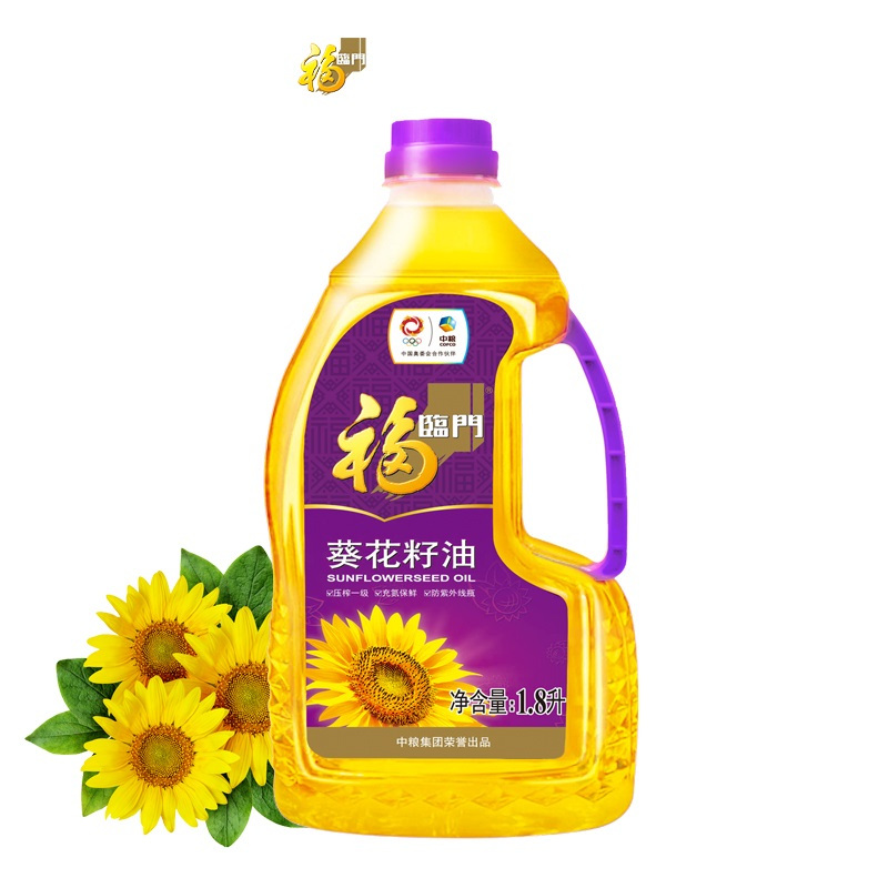 福临门 非转基因葵花籽油1.8L/桶 6桶/箱(单位:箱)
