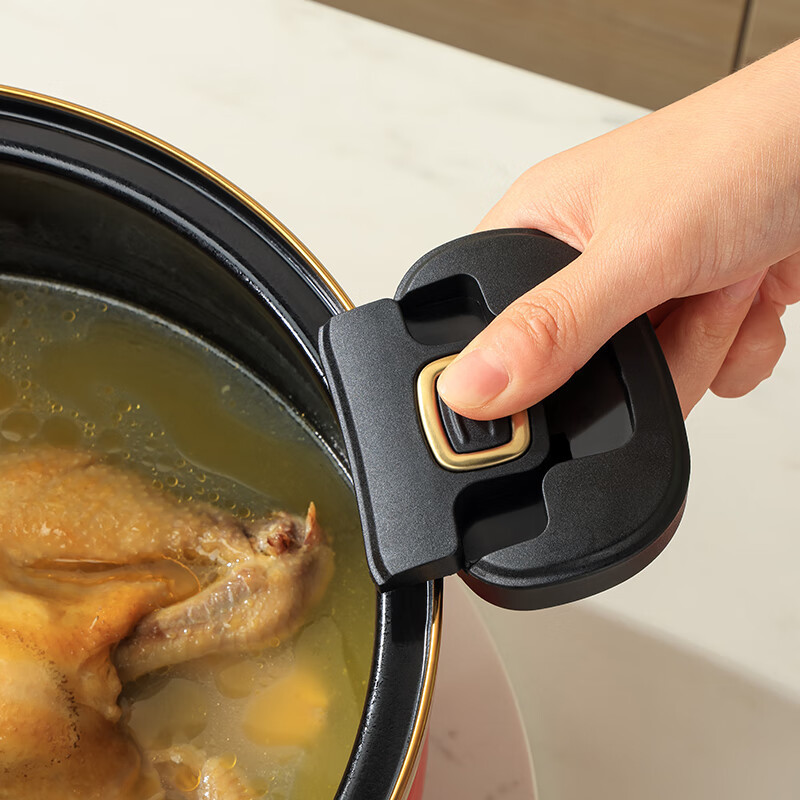 康宁WORLD KITCHEN 珐琅微压汤锅 7.2升 WK-TG72L18C-JY/KZ高清大图