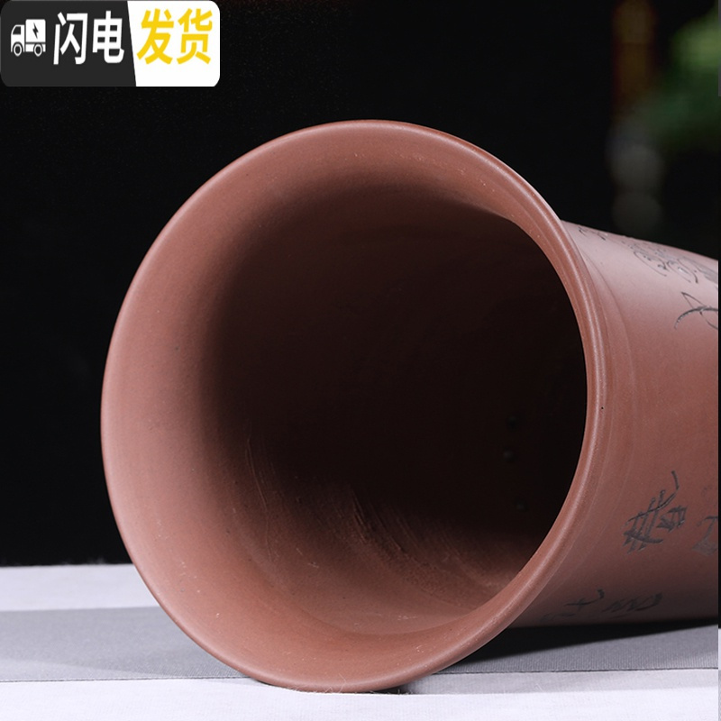 三维工匠紫砂兰花盆兰花专用盆君子兰花盆阳台专用陶瓷花盆 批发价格表 尺寸如图所示花盆容器