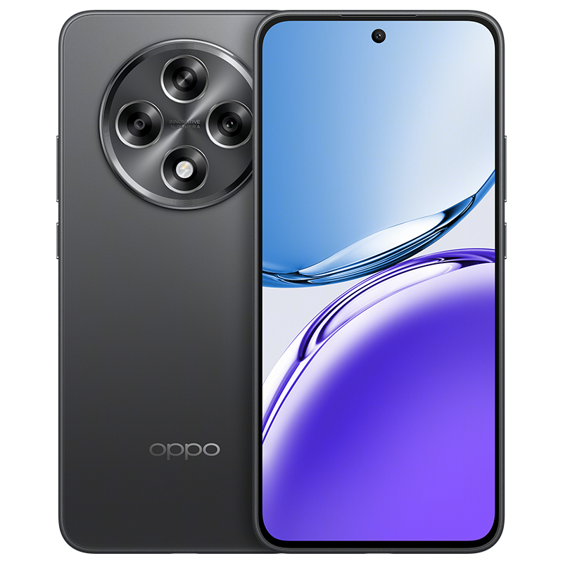 OPPO A3i Plus 静夜黑 12GB+256GB 天玑6300 5G芯 5000万高清影像 45W快速充电 5G AI手机高清大图