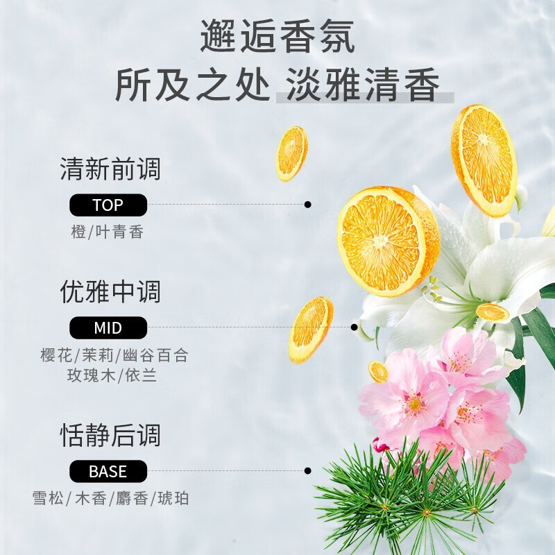 浅香(ASAKA)洗发水沐浴露护发素套装 晚樱蓬松500g+沐浴500g(套盒)高清大图