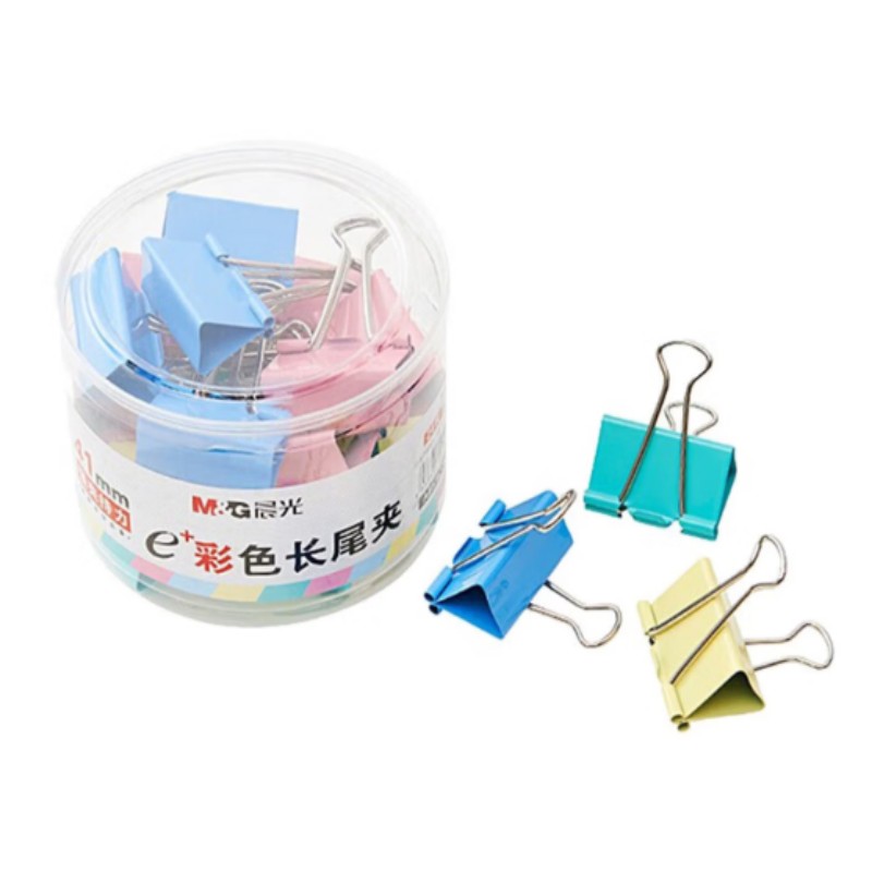 晨光(M&G)ABS92739 长尾夹Eplus41mm(筒装)彩色 2# 2筒装