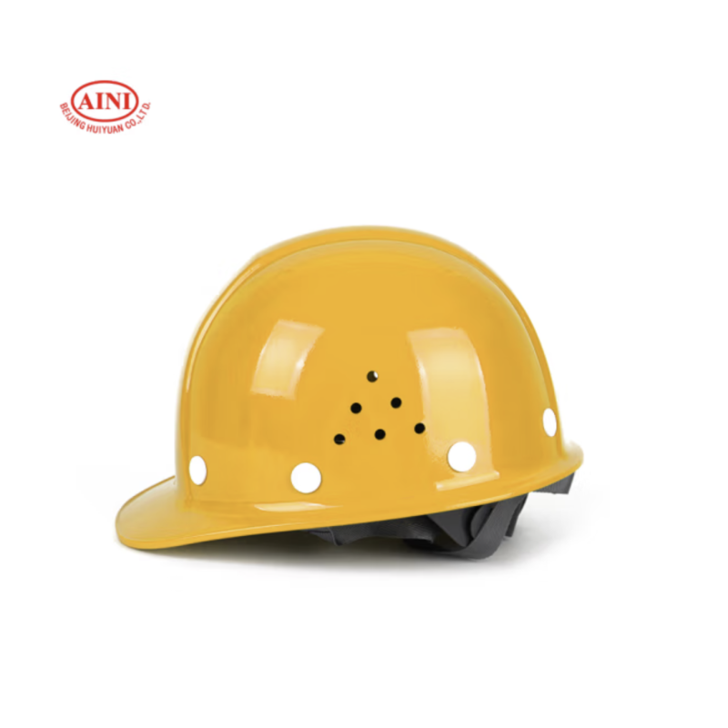 艾尼(AINI)慧缘ANB-3-1 定向反光多功能安全帽 黄色 一顶[中铁山桥定制]
