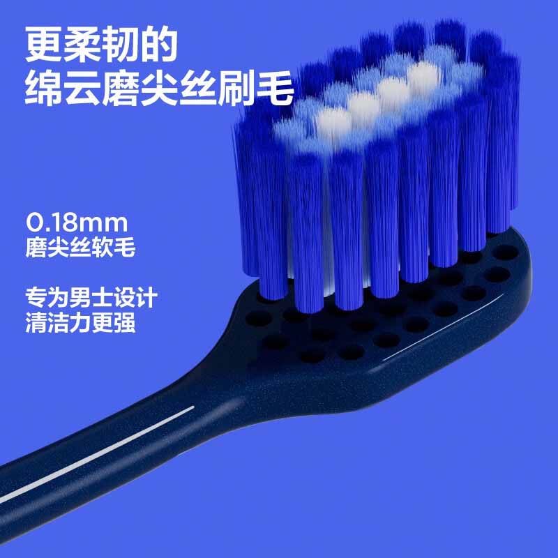 参半宽头绵云牙刷(双支装) CP-GJ-SDS-0004高清大图