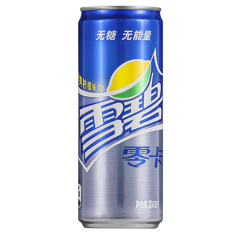 可口可乐雪碧sprite饮料雪碧零卡sleekcan330ml24罐整箱装可口可乐