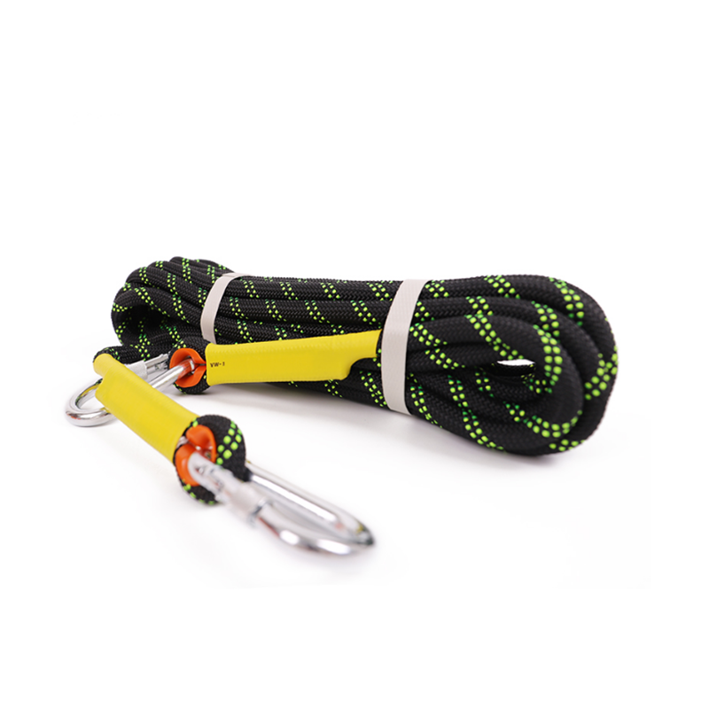 車仆(CHIEF)援邦登山绳12mm/动力绳黑色60米
