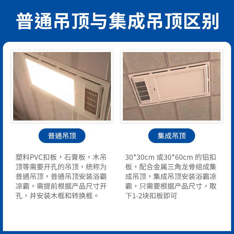 海尔(Haier)浴霸 QE 多功能风暖浴霸 卫生间换气扇浴室暖风机适用集成吊顶普通吊顶