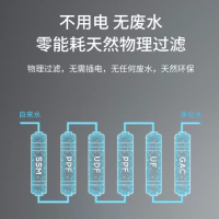 德国德克西(DEKEXI)净水器家用直饮机厨下式自来水前置过滤器奶茶店厨房不锈钢超滤商用净水机Q6-1免费安装