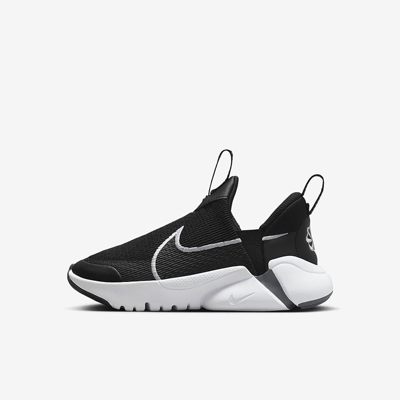 nikeflexplus2bp防滑防踢低帮儿童跑步鞋中童黑白dv9000003