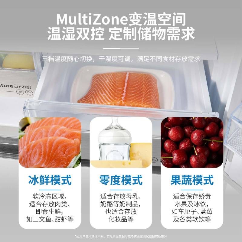 法式纯平全嵌 超强冷冻深冷 倍科多门冰箱GNET0505BG