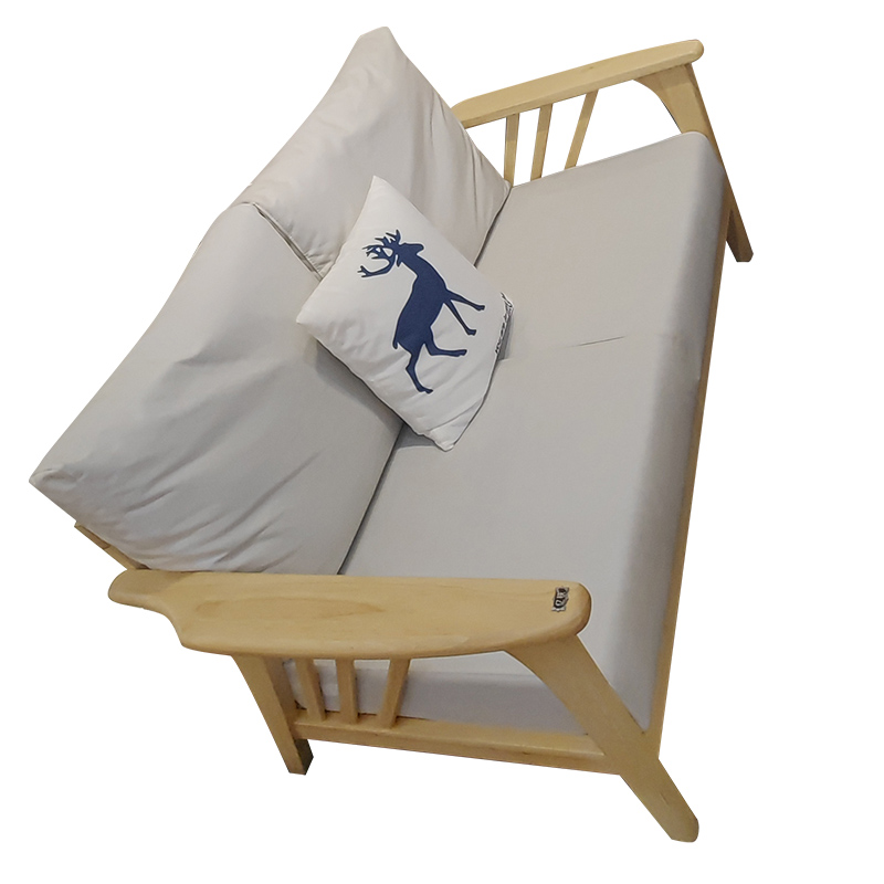 亿铁(YI TIE)办公沙发休闲洽谈沙发定制色148*61*71cm/张高清大图