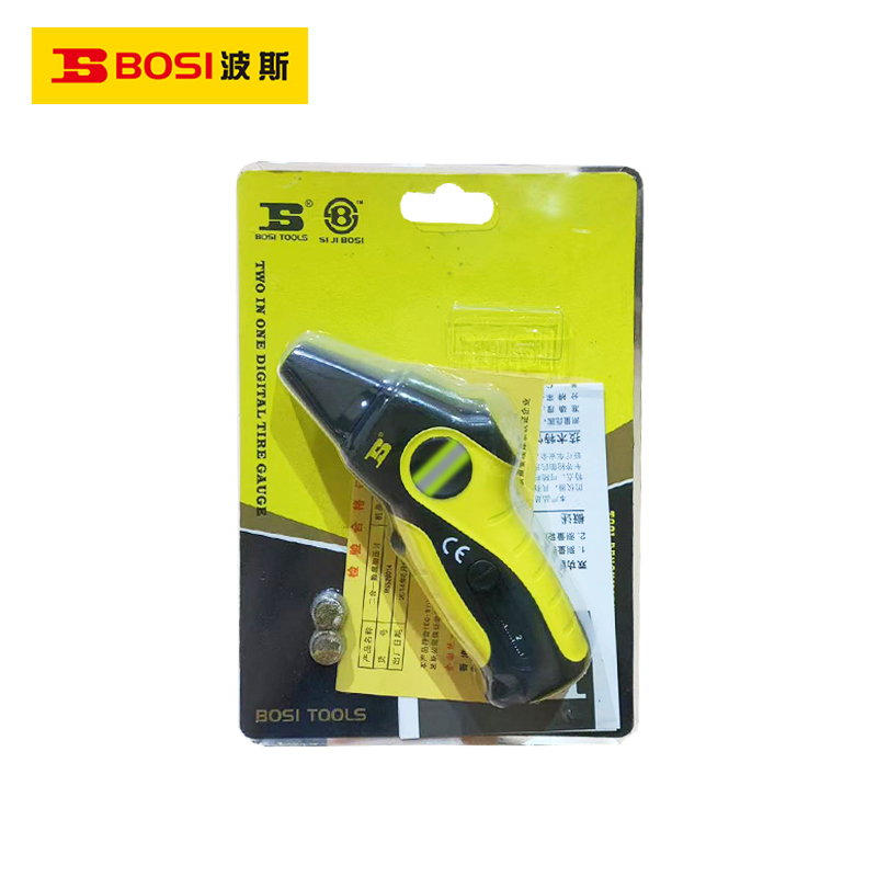 波斯(BOSI) 荧光系列2合1轮胎胎压计 0.5PSI 个高清大图