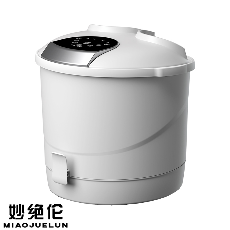 妙绝伦足浴盆泡脚桶加热家用小型按摩恒温足疗洗脚盆