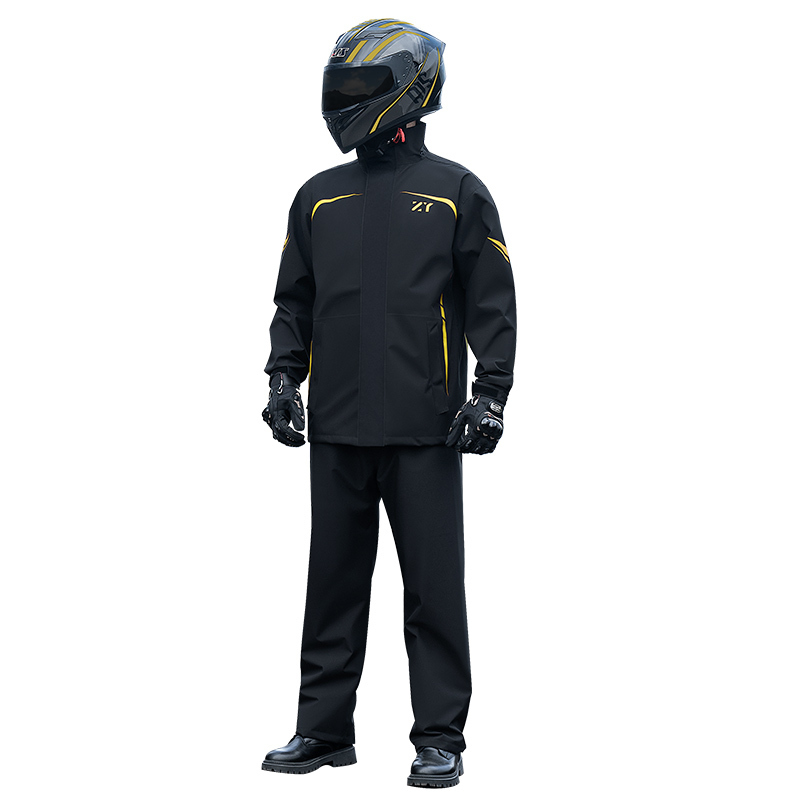 正雨摩托车雨衣骑行专用男款防暴雨套装分体式外卖骑手电动车防雨高清大图