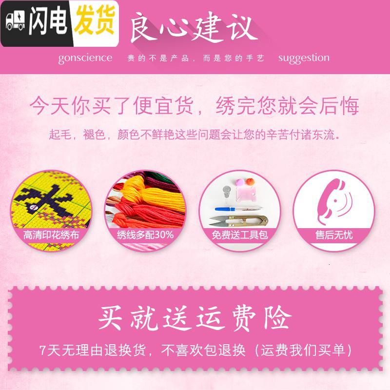三维工匠花卉花瓶线绣十字绣新款客厅卧室餐厅小幅简约现代新手简单满绣画 [大格四股绣][63*63厘米满绣丝线]高清大图