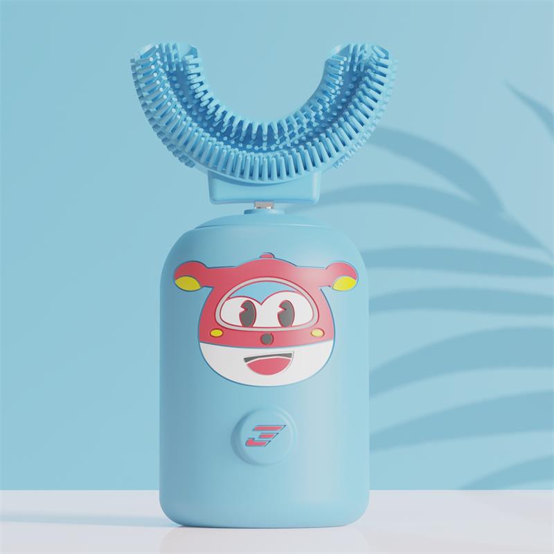 超级飞侠 儿童U型电动牙刷 MP-DDYS03 双档调节 温柔呵护有效清洁 浮声波振动