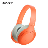 索尼(SONY)WH-H910N 蓝牙降噪无线耳机 头戴式Hi-Res音质游戏耳机 手机蓝牙耳机(hear系列 橘色)