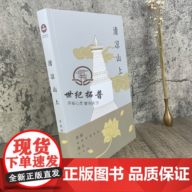 正版 清凉山上 跟随希阿荣博尊者朝礼五台山 菩提州/著 海南出版社高清大图