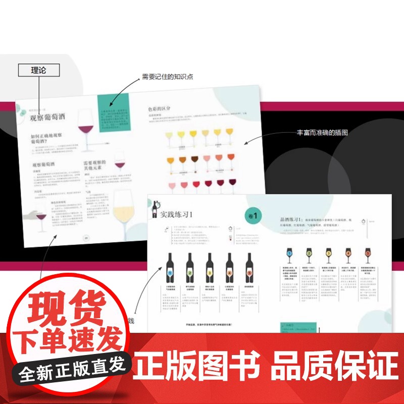 [央视网]法国葡萄酒研修全书 : 成为品酒专家的120堂课 学院 品酒书 气味 品鉴葡萄酒专业基础知识大全教程书籍 侍酒高清大图