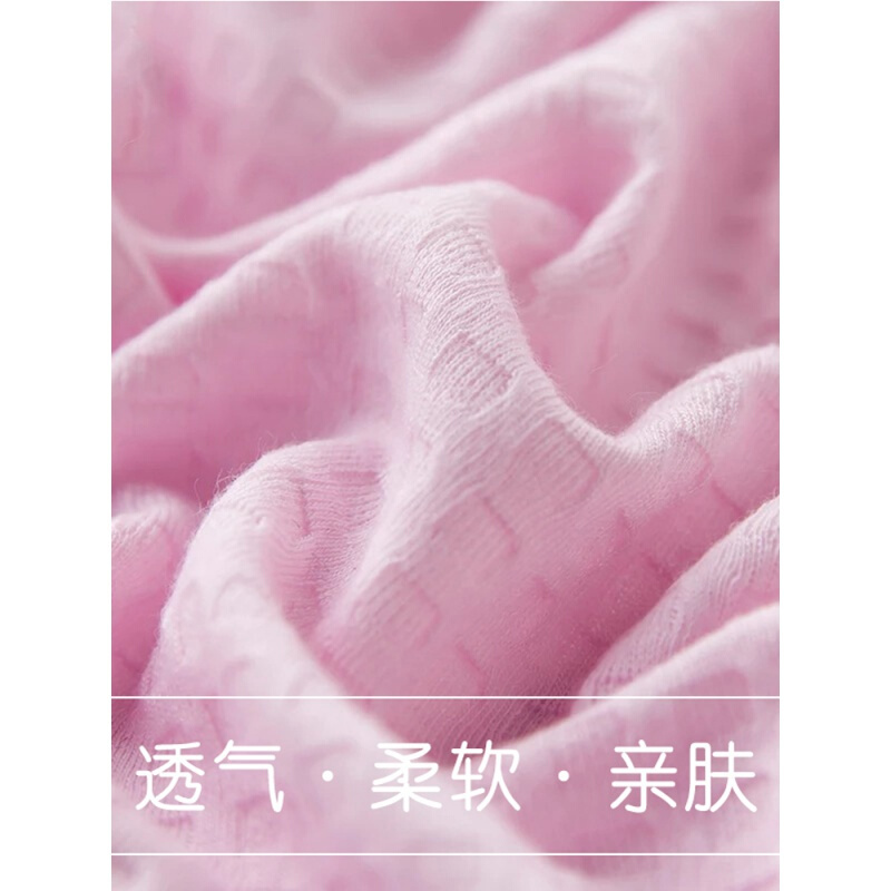 波迷娜(BOMINA)夏季长款浴袍女薄款睡袍华夫格男吸水速干浴衣院酒店情侣睡衣