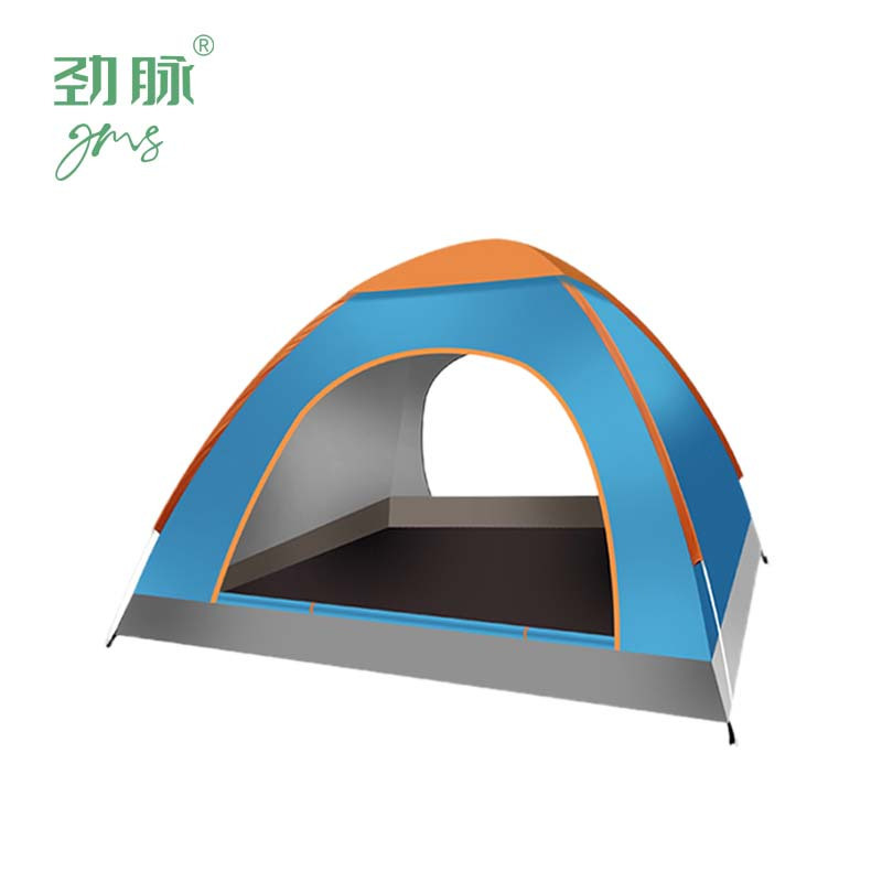 劲脉 全自动露营帐篷 天蓝-200*200*130CM 顶高清大图