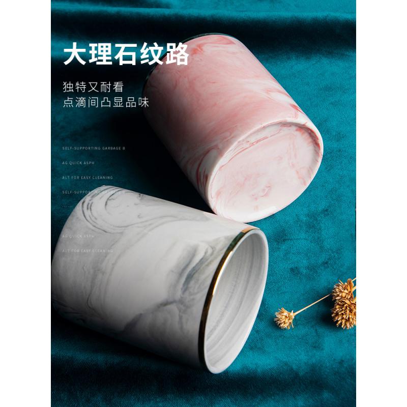 家柏饰(CORATED)风化妆刷收纳筒刷桶刷子收纳 桌面眼影刷收纳盒刷筒 化妆刷桶高清大图