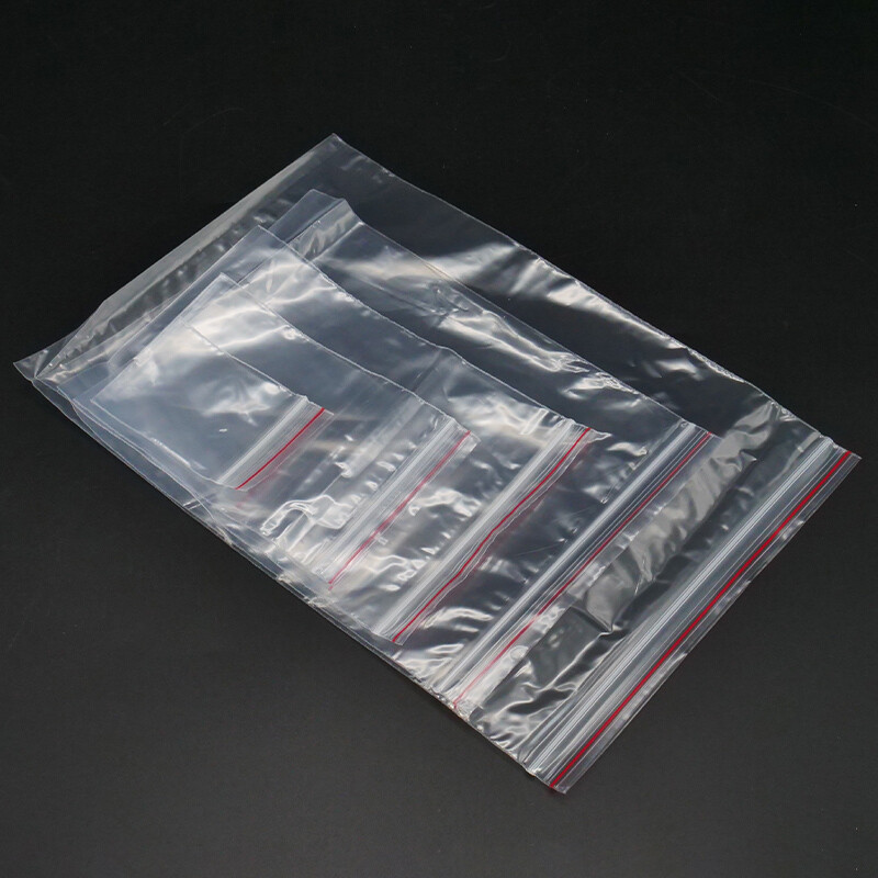 海斯迪克 HKL-1075 透明PE自封袋 10*15cm 8丝(1000个)
