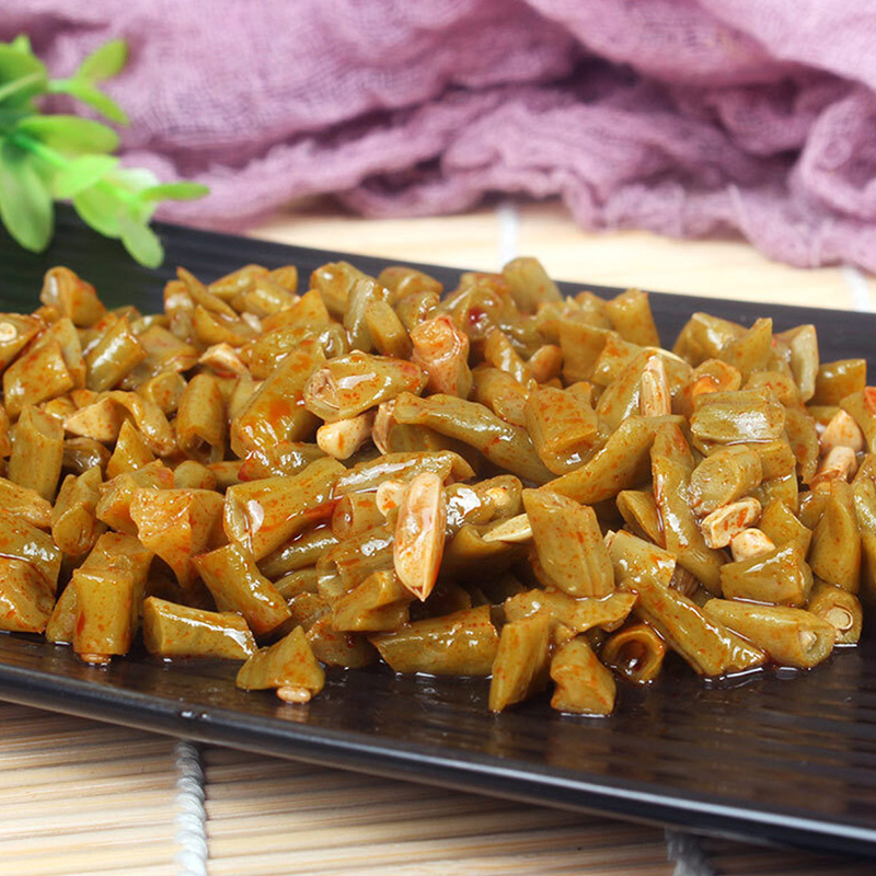 一品巷子爽脆豇豆酸豆角208g*5袋榨菜腌菜下饭菜泡菜零食卤味小吃