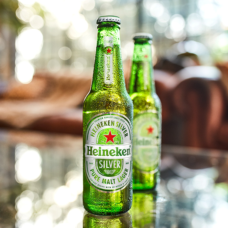 喜力星银(Heineken Silver)啤酒330ml*24瓶/箱