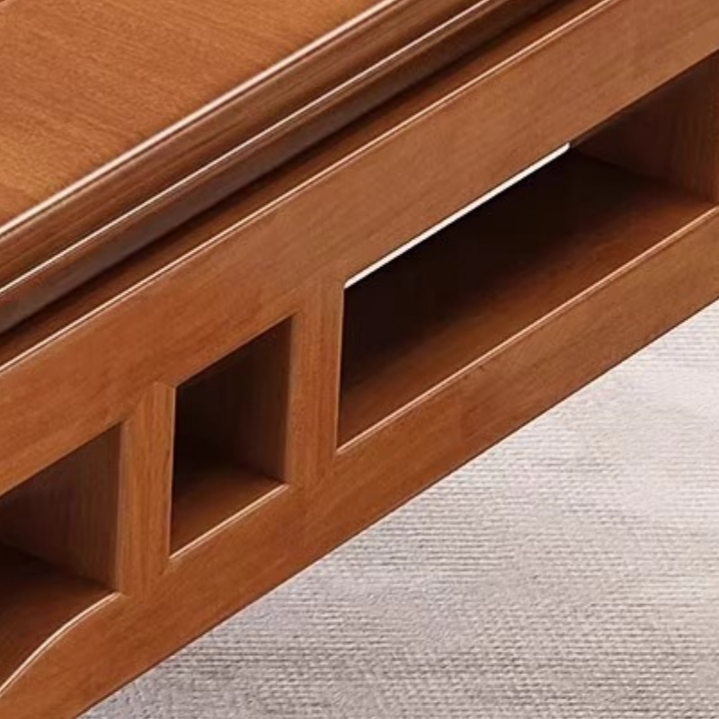 豫龙都 实木餐桌 一桌八椅 套高清大图