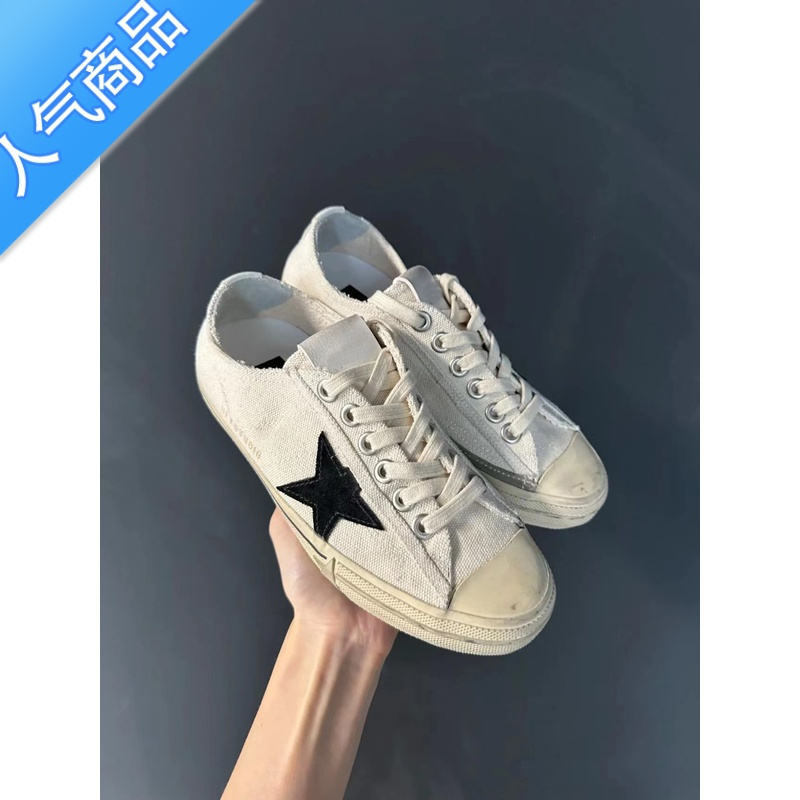 suntek复古星星小脏鞋女2023四季款小众个性做旧软底帆布鞋两穿休闲