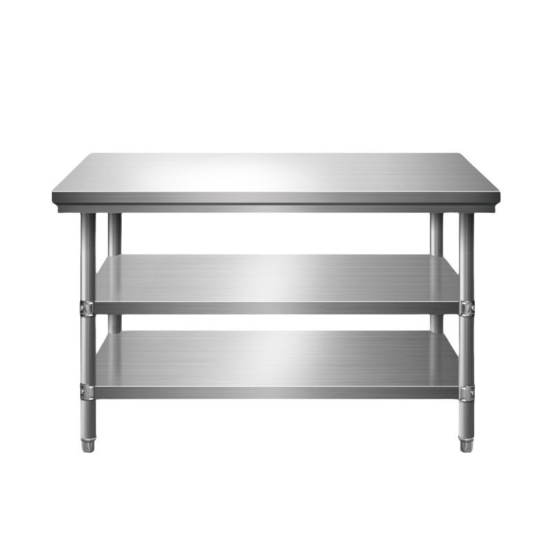 宜掌柜 不锈钢操作台 150*80*80cm三层 张高清大图