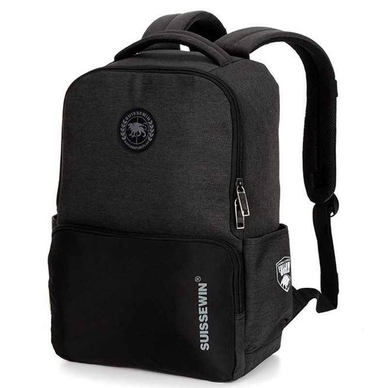 SUISSEWIN瑞士经典时尚商务休闲多功能背包SN99305高清大图