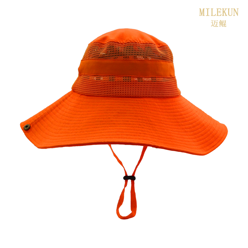 迈鯤MILEKUN 夏季防晒透气大檐帽K1080 MKTLGM26U-1080 顶高清大图