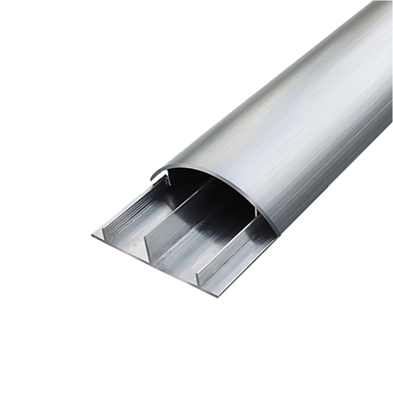 新凯益 铝合金弧形线槽 10号双孔 米高清大图